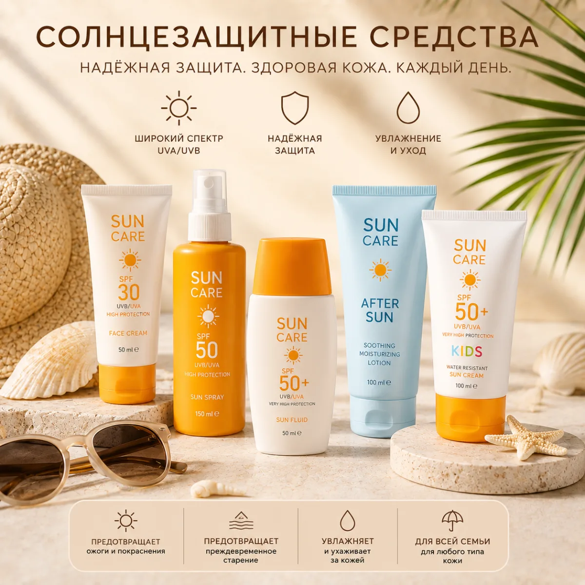 Солнцезащитные средства
